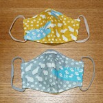 【キッズ】カピバラ柄の立体マスク 《2枚組》