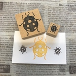 ⭐︎〜✨てんとう虫🐞大＆小 2点セット✨〜⭐︎ スタンプ　はんこ