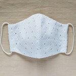夏マスク大人用〈綿レースあみあみ〉