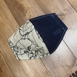 デニム 立体インナーマスク(L)