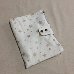 OUTLET*･゜ﾟ･*:.･*きらきら星　オフホワイト　母子手帳ケース
