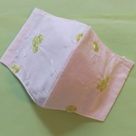 【送料無料】花柄刺繍　夏用マスク