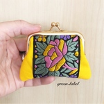 刺繍リボンのコインケース♪