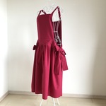 オーダー☆コットンリネン☆2way☆エプロンワンピース