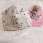 ノーズワイヤー入りマスク　トリ🕊