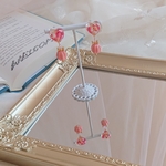 薔薇の香水瓶風ピアス/イヤリング