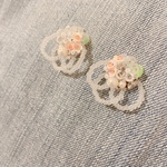 フラワーフリル  /  ピアス or イヤリング