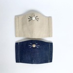 【送料無料】nezumi mask 🐭 ねずみくんマスク 【児島デニム】