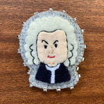 フェルトブローチ♪バッハ