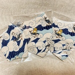 ☆手作り冷感マスク（子供用と大人用が有ります）☆ 立体マスク　表面:綿麻　裏面:ダブルガーゼ　※裏面を+100円で接触冷感生地に変更可！※大人用はオプションで＋200円で選択ください。