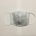 Wガーゼ立体マスク（大人用Ｍサイズ）桜空色