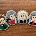 フェルトブローチ♪音楽家たち