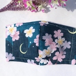 【NEW】送料無料！夏早乾！手拭い🌸立体マスク(A)🌸 ワイヤー入り& ポケット付き、大人用