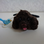 sorunoa様ご注文品　アメコカとトイプードルのミックス犬　ヘアゴム（大）　バッグの持ち手に付けても◎
