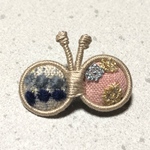 【5月発売分】ミナペルホネン ちょうちょのブローチ38