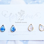 海のしずく♡　ピアス/樹脂ノンホールピアス（イヤリング）　