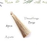 送料無料 ★ Thread fringe ベージュ 10pcs  21-P