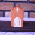 かわいい教会の植木鉢