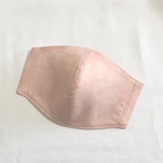 送料無料　大人用マスク　綿ローン　蝶　ピンク