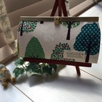 1079・tree&bird・直線口金・長財布
