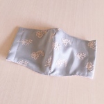大人 女性用 マスク お花 刺繍柄