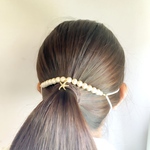 ☆コットンパール☆耳が痛くならない☆ブレスレットにもなるマスク留め