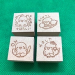 【はんこ】先生スタンプセット　鳥