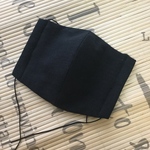 立体型　ダブルガーゼマスク　黒