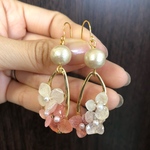 紫陽花ピアス[送料無料]