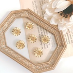 【6個】３D多弁フラワービーズ