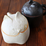 陶器製　猫-マグカップ（小）