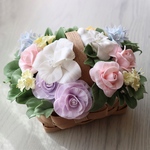 《受注製作》花籠(虹がかかったよ♪)