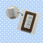 木製スイッチプレート☆スイッチカバー　♪ナチュラル　アンティーク　