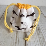 ミニ巾着　きつね