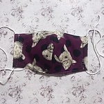 ハンドメイド　立体型マスク　うさぎと猫柄　③