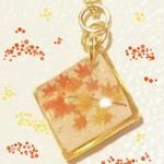 きらきら紅葉ネックレス