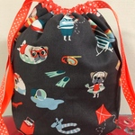 保冷保温ポーチ  ワンチャン柄