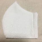 立体マスク （大）レースホワイトスカップ