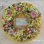 菜の花リース(直径２８㎝）