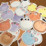 動物メモ♡手描き　フレークシール  