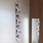 【sold out】牡丹（ぼたん）の花　タペストリー（飾り棒セット）Ta002