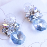 【送料無料】dazzbijou（blue） ピアス/イヤリング