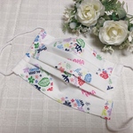 ノーズワイヤー入りプリーツマスク
