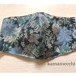 リバティ好きにも♡立体インナーマスク　花柄　ボタニカル
