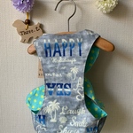 クールエプロン　happy柄　SLサイズ