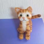 羊毛フェルト 茶トラ猫ちゃん