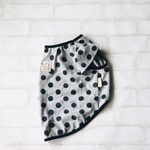 再入荷しました⚫️⚪️モノトーン水玉⚫️⚪️女子向け♡肩フリルのタンクトップ