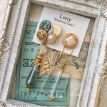 《Queenシリーズ》ボタンピアス/イヤリング 