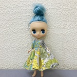 リバティワンピース（スモールスザンナ／グリーン）