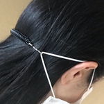革マスクフック（黒）
